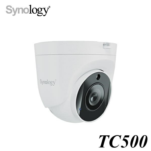 【含稅公司貨】Synology 群暉 TC500半球型網路攝影機 5MP室內監視器 AI智能監控POE IP CAM