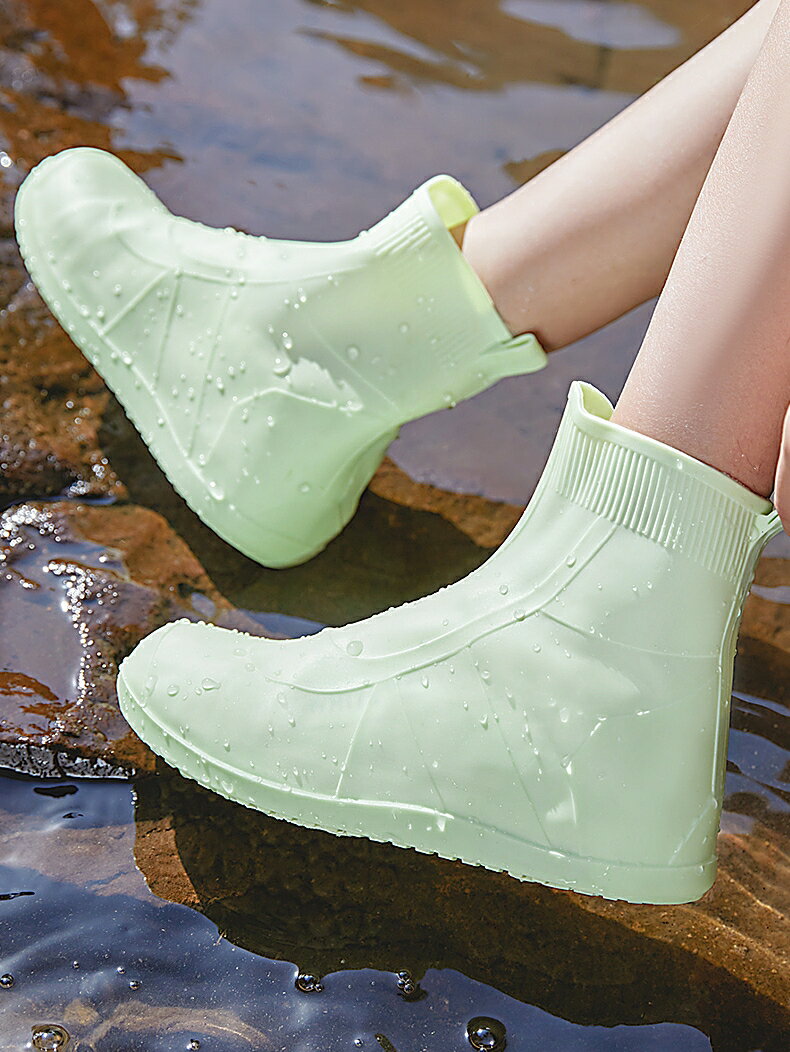 雨鞋防雨防水雨靴成人男女防滑加厚耐磨兒童雨鞋套中短筒夏季水鞋