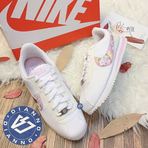 帝安諾-實體店面Nike 阿甘 Cortez Basic SE 白色 花朵 花卉 粉色 淺粉【女鞋】CN8145-100【APP下單享4%點數】