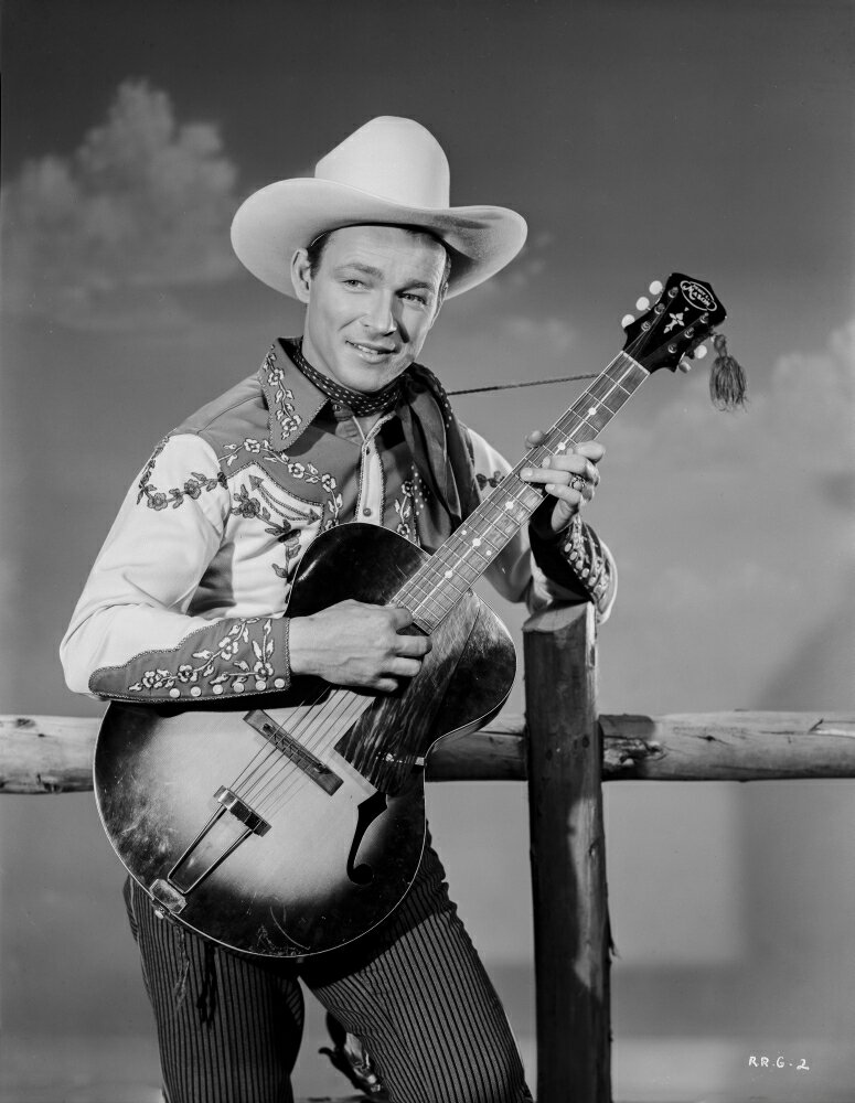 Posterazzi: Roy Rogers Playing a Guitar Photo Print (24 x 30) | Rakuten.com