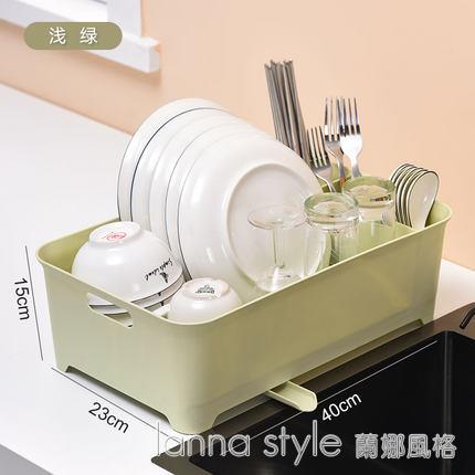 日式碗架瀝水架塑料碗碟架廚房家用置物架碗筷收納盒盤放碗盆碟子 YTL 【林之舍】
