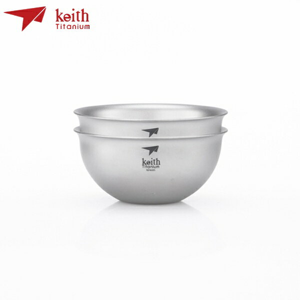 【Keith】鎧斯Ti3935 雙層_功夫小茶鈦杯 (2入)(45ml)/露營杯具/環保餐碗杯盤/戶外水杯《長毛象休閒旅遊名店》