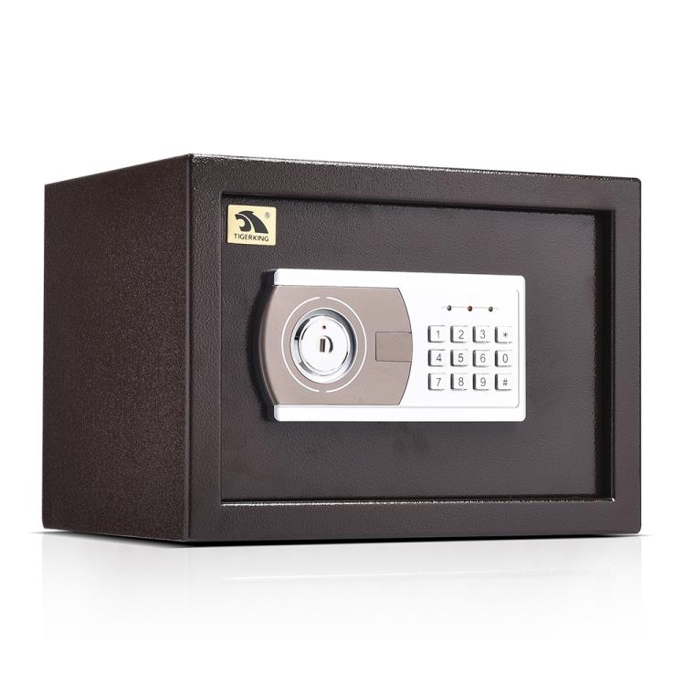 虎王品牌保險箱全鋼家用酒店小型電子鑰匙保管箱迷你床頭櫃衣櫃