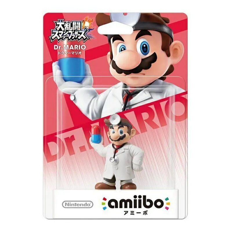 【AS電玩】NS Switch Amiibo 瑪利歐醫生 任天堂明星大亂鬥系列