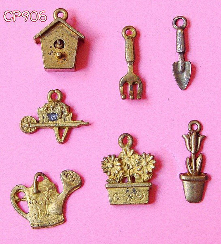 【松芝拼布坊】美國進口造型小飾品 園藝 The Carden Shed【CP-906】串珠拼布、裝飾用