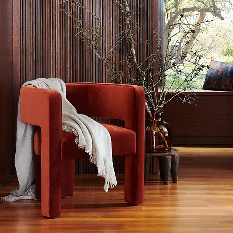 沙發椅 設計師極簡風客廳異形休閑椅會所售樓處洽談椅北歐輕奢單人沙發椅