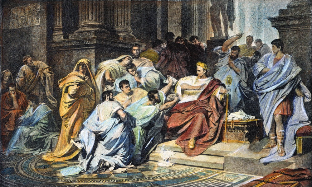 primary sources assassination of julius caesar