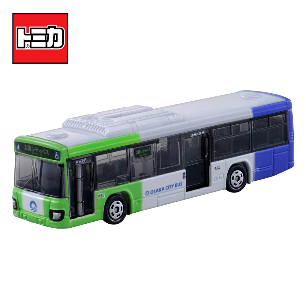 【日本正版】TOMICA NO.129 五十鈴 ERGA 大阪巴士 ISUZU 玩具車 長盒 多美小汽車 - 228660