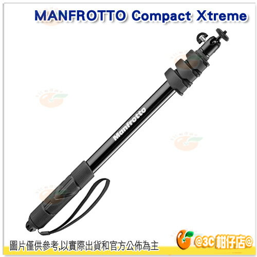 MANFROTTO 曼富圖 Compact Xtreme 正成公司貨 附 GOPRO 轉接頭 自拍棒 自拍桿 單腳自拍棒