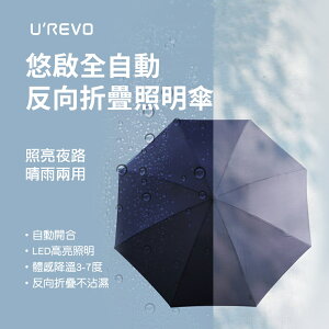小米米家 UREVO 悠啟 全自動反向折疊照明傘 LED雨傘 UV陽傘