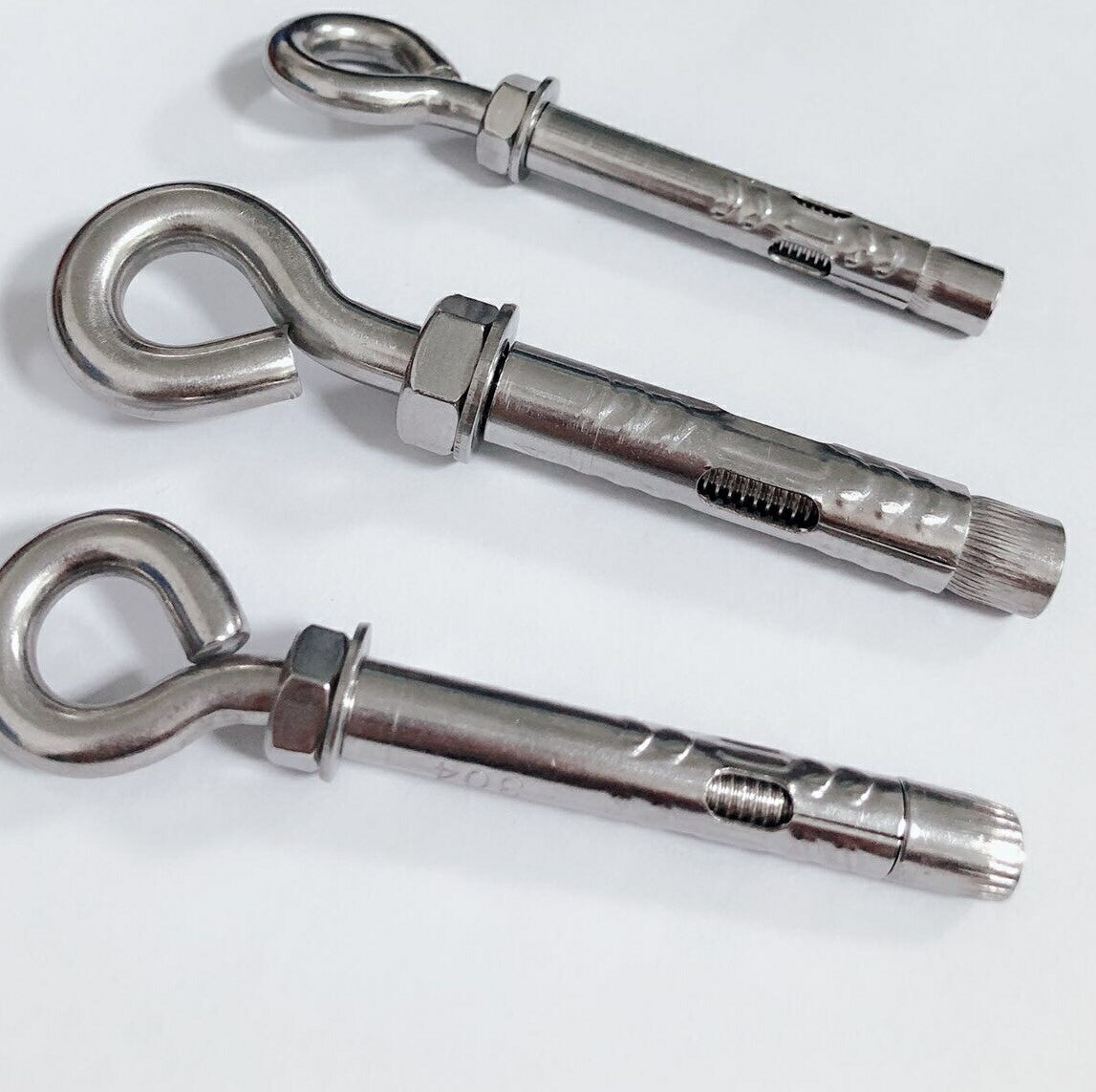 304不銹鋼羊眼圈膨脹鉤閉口螺絲 3