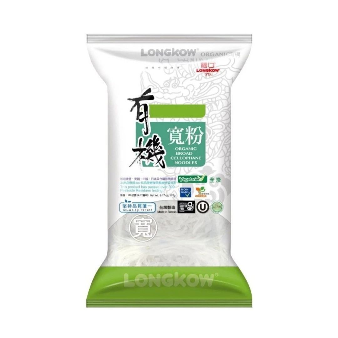 龍口 有機寬粉175公克/包