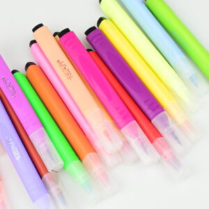卡拉瓦喬水彩筆軟頭大容量可加墨水25色36色畫筆可水洗彩色筆暈染