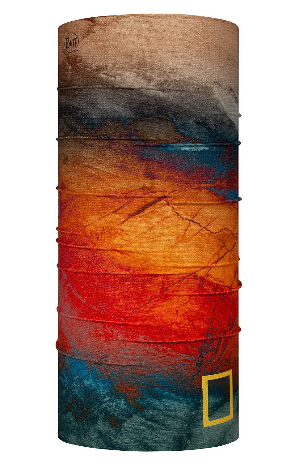 【【蘋果戶外】】BUFF BF128769 西班牙魔術頭巾 Coolnet 抗UV 國家地理驅蟲頭巾 火星表面 國家地理 四向彈性