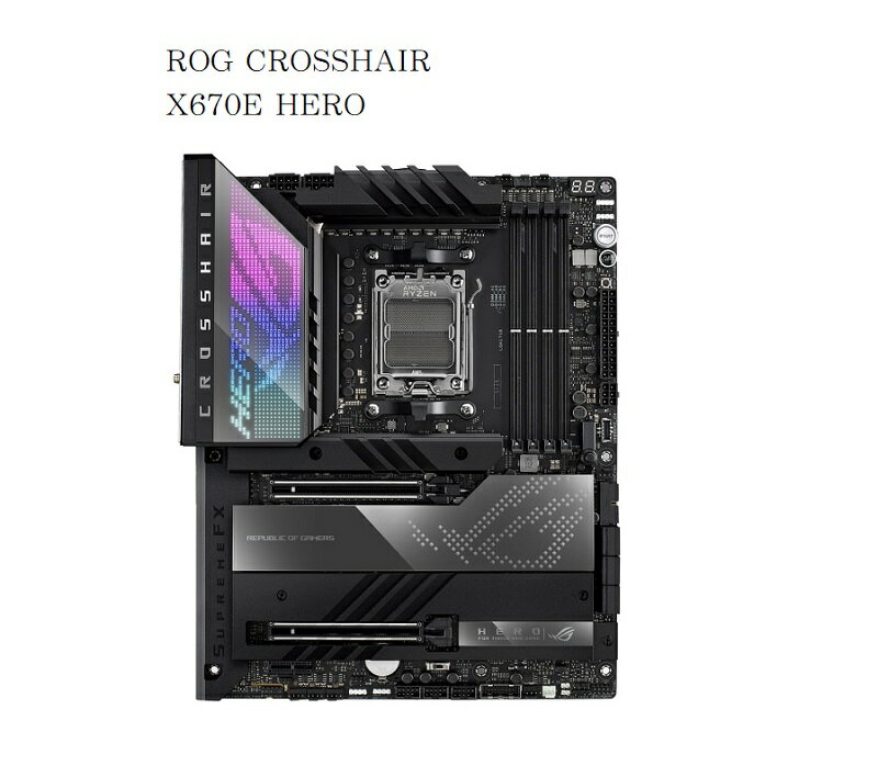 【最高現折268】ASUS 華碩 ROG CROSSHAIR X670E HERO AMD主機板