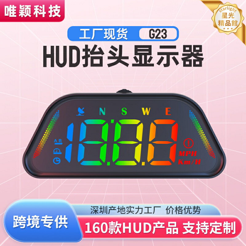 【高畫質抬頭顯示】車載HUD 抬頭顯示器 測速儀 車用GPS 北斗導航 車速顯示 海拔顯示 日期顯示 高畫質顯 通用型 行車安全輔助