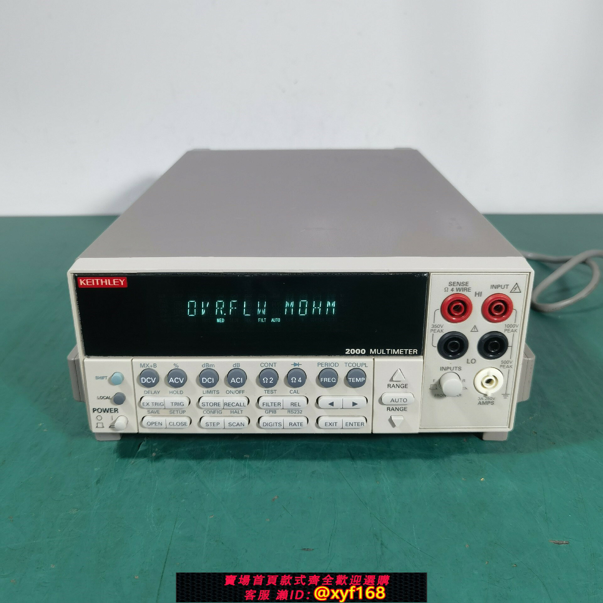 {保固一年 可打統編}吉時利keithley 2000萬用表,六位半多用表,原裝無