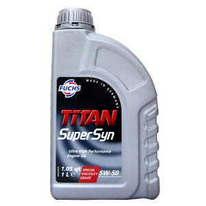 FUCHS TITAN SuperSyn 5W50 福斯 合成機油【最高點數22%點數回饋】