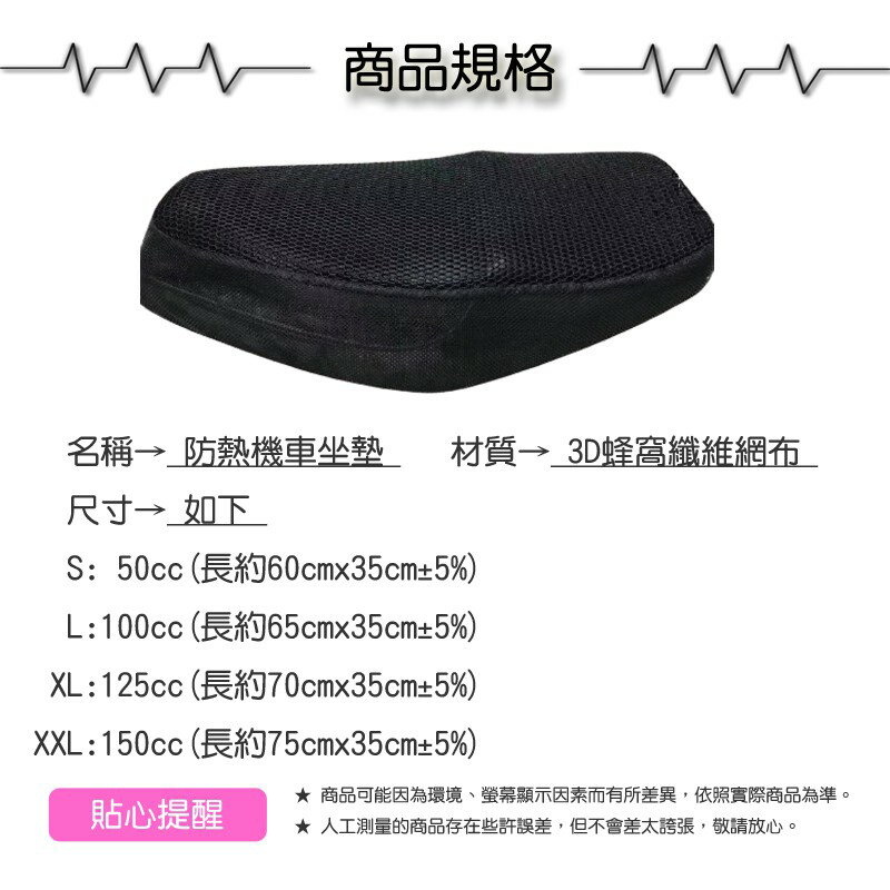 防熱機車坐墊【緣屋百貨】天天出貨 機車坐墊 坐墊套 隔熱 散熱 椅墊 椅套 蜂窩網狀透氣座墊套 通風 機車 摩托車 坐墊 2