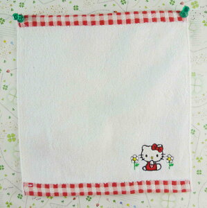 【震撼精品百貨】Hello Kitty 凱蒂貓 方巾-上下小格 震撼日式精品百貨