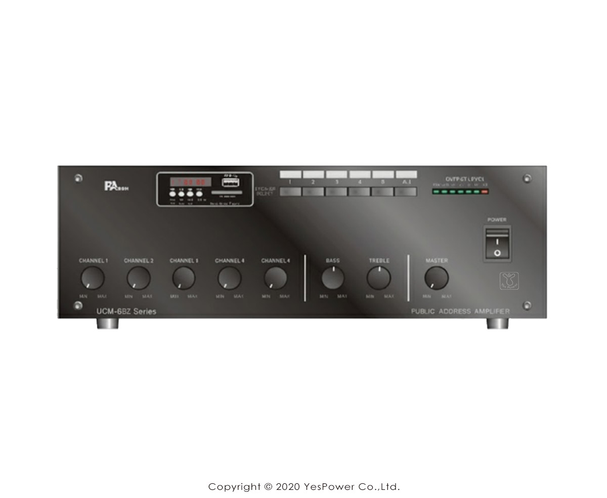 *來電優惠*PA Tech UCM-636BEZ 公共廣播混音擴大機
