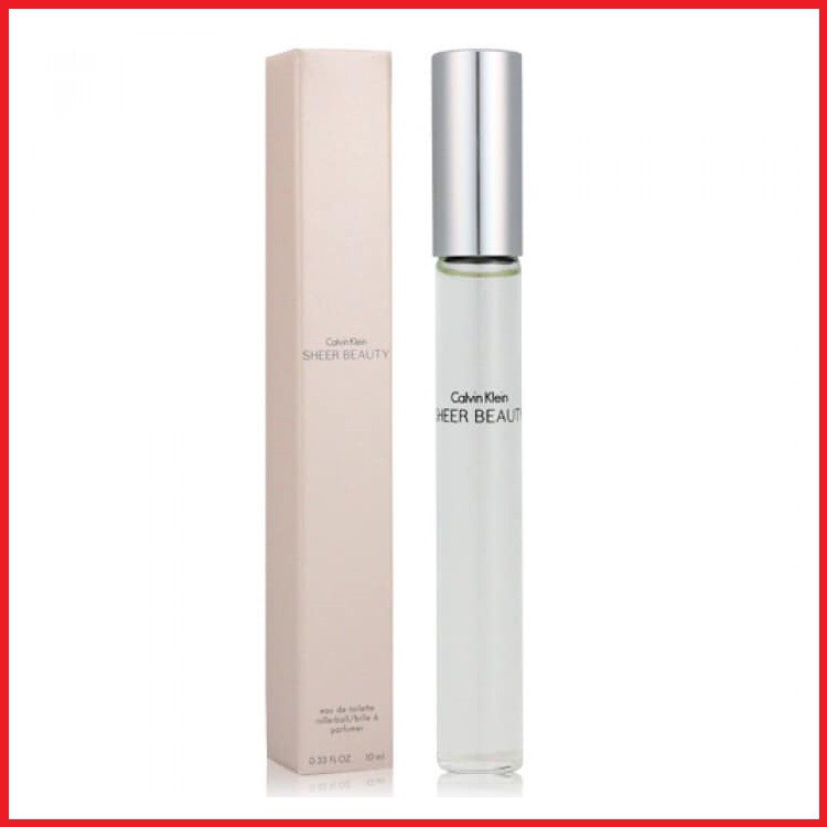 【滾珠筆】Calvin Klein Sheer Beauty 純淨雅緻 女性淡香水 10ML｜期間限定◆秋冬迷人香氛