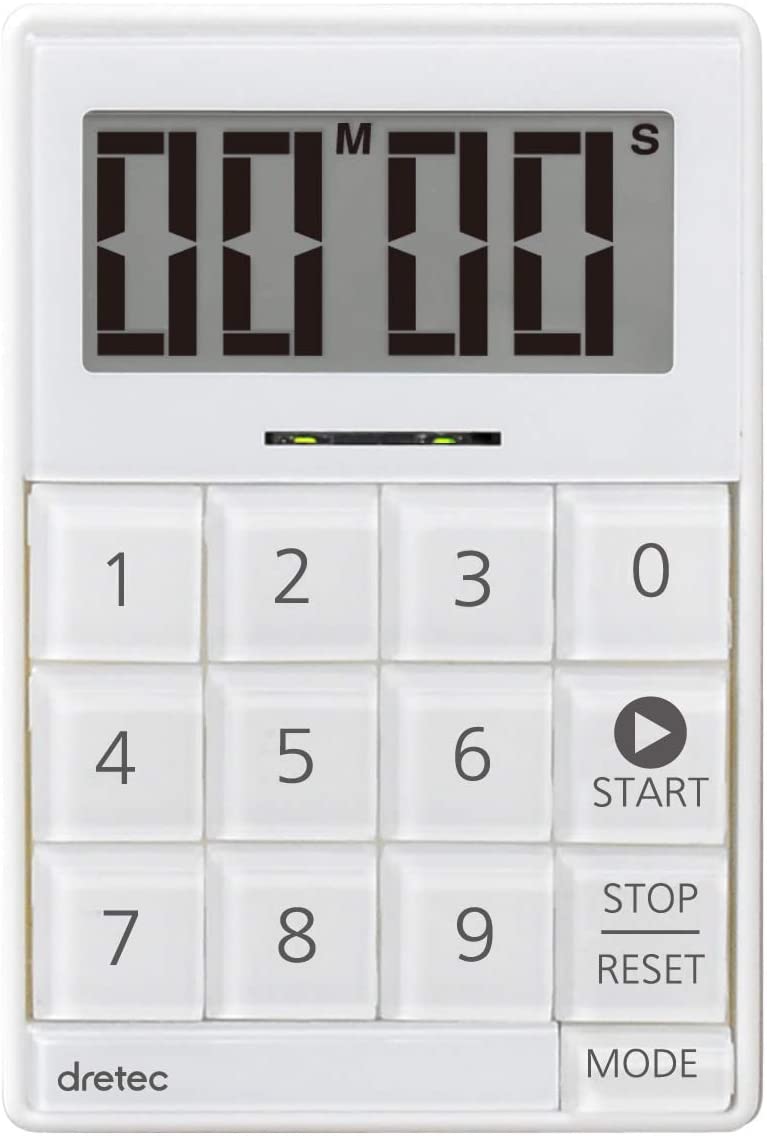 日本 dretec 計算機型計時器  可立式 大螢幕 操作簡單 計時器 電子計時 廚房計時 運動計時【小福部屋】 3