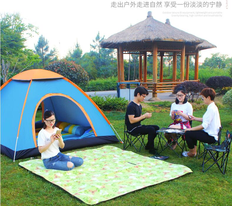 帳篷 戶外3-4人 全自動 加厚 防雨 賬蓬2人單雙折疊 野外露營便攜式 帳篷