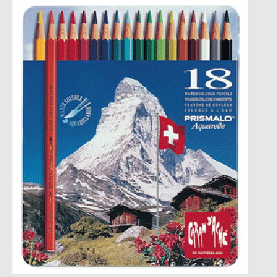 瑞士Caran dAche卡達prismalo18色高級水性彩色鉛筆* 999.318