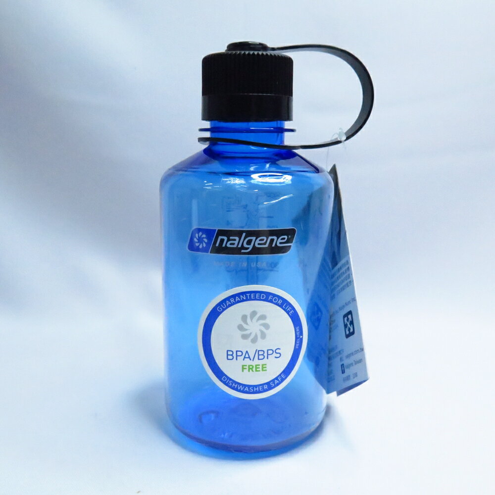 Nalgene 美國專業水壺 窄嘴水壺 500cc Tritan瓶身 20782031 灰藍色 送水瓶刷