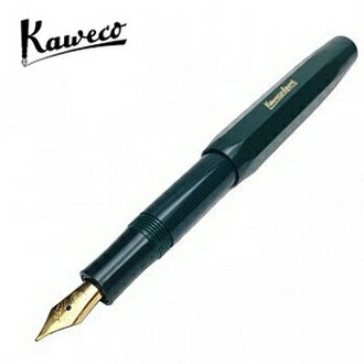 預購商品 德國 KAWECO CLASSIC Sport 系列鋼筆 0.7mm 綠色 F尖 4250278604936 /支