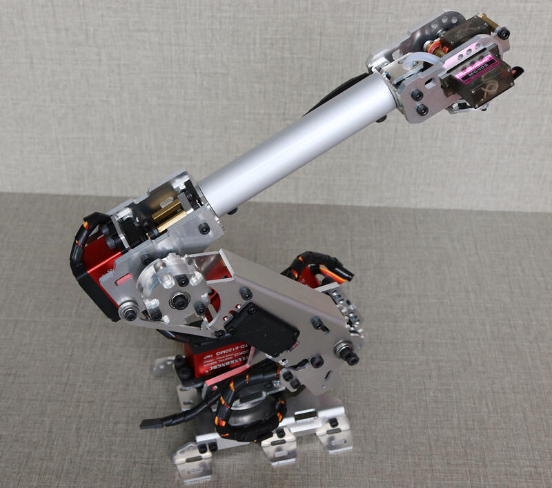 【可開發票】機械臂 機械手臂 多自由度機械手 工業機器人模型 六軸機器人 201