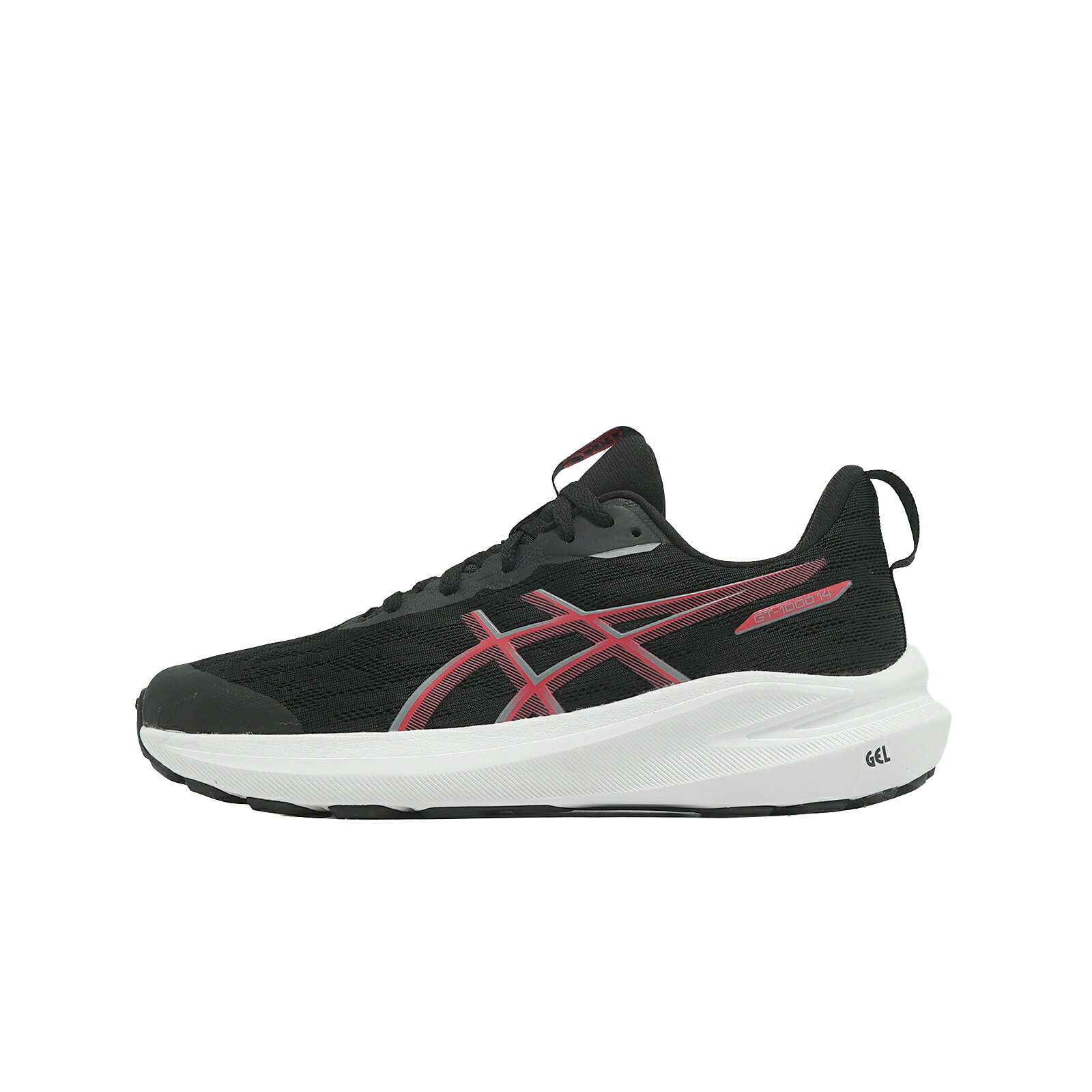 Asics 亞瑟士 慢跑鞋 GT-1000 14 GS 大童 女鞋 黑 支撐 運動鞋 1014A382005