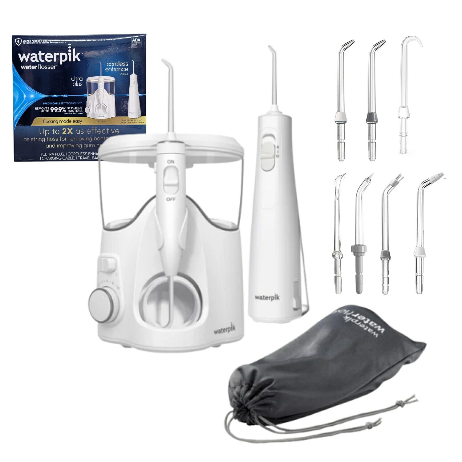 Waterpik WP-150 + WF-21 沖牙機 雙機組 桌上型 手持式【1年有限保固】WP150 WF21