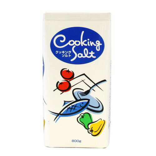 【江戶物語】COOKING SALT 盒裝家庭用鹽800g 天日鹽 日本食鹽製造株式會社 食用鹽 鹽巴 日本進口