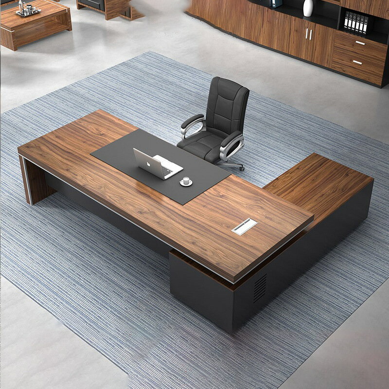 新款辦公桌老板現代簡約大班桌總裁桌 辦公家具經理主管辦公桌椅