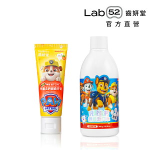 【無氟含鈣健齒組】Lab52齒妍堂 無氟漱口水 + 牙膏 口味任選(各1入)