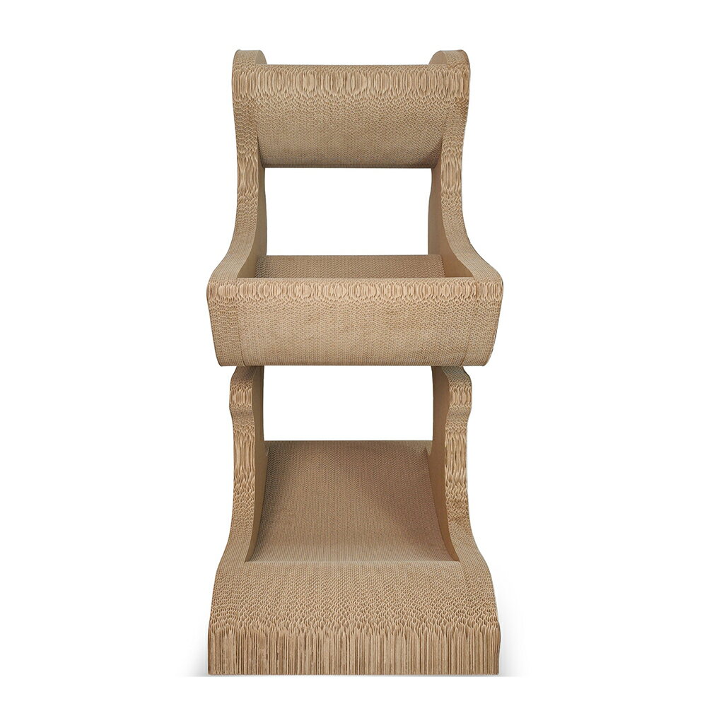 【台灣現貨】加高加大松樹貓抓板 一體式貓咪磨爪板 盆景大樹貓窩 多層豪華磨爪板貓咪床 9