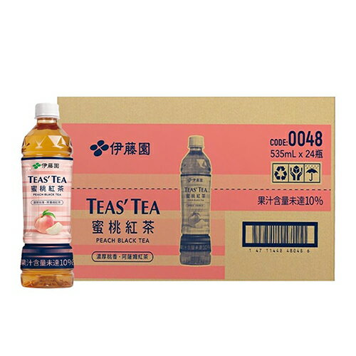 【現貨】Ito-En 伊藤園 蜜桃紅茶 535毫升 X 24瓶