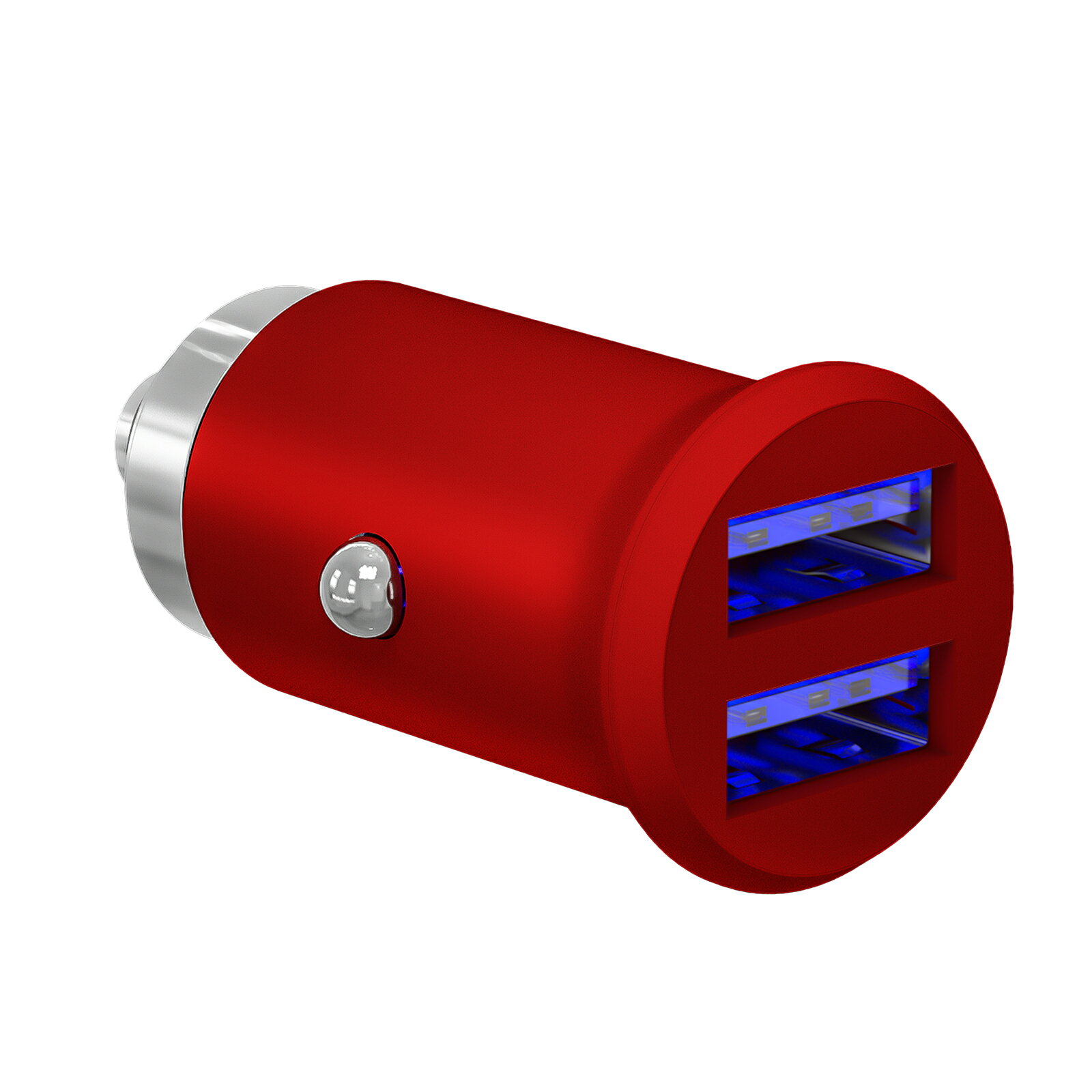 [暗夜紅] 雙USB 點菸器車充｜支援手機快充【Carster】 0
