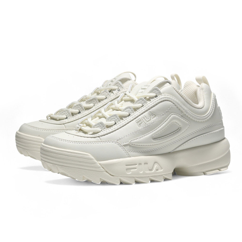【蛇年最高折233】FILA 休閒鞋 DISRUPTOR 奶油 復古 增高 老爹鞋 女 4C608Y920