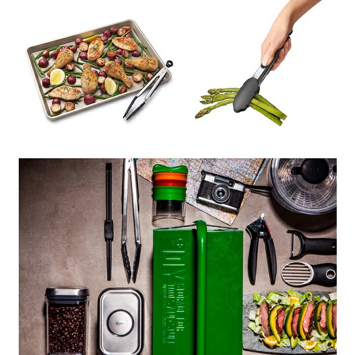 【快速出貨 附發票】OXO 好好握 9吋 矽膠 餐夾 餐具 不沾鍋配件 主廚必備 廚房必備 4