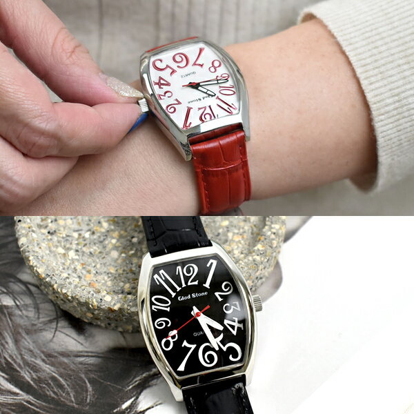 手錶 數字酒桶皮革手錶【NE2101】