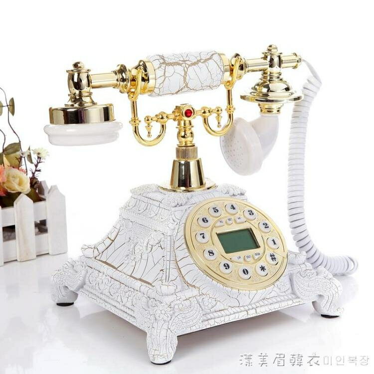 仿古電話機歐式復古電話機無線插卡全網通電話家用客廳固定座機