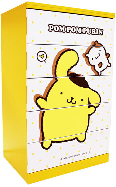 【震撼精品百貨】Pom Pom Purin 布丁狗-五斗櫃【共1款】 震撼日式精品百貨