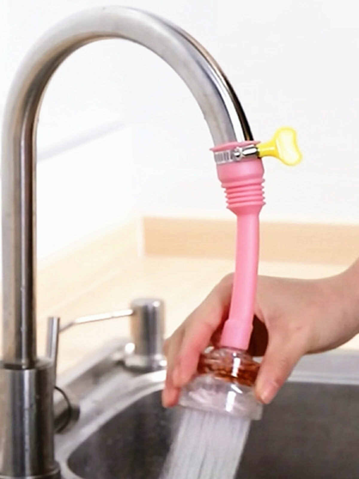 水龍頭過濾器防濺水廚房通用自來水濾水器家用花灑防濺頭延伸器嘴【雲木雜貨】