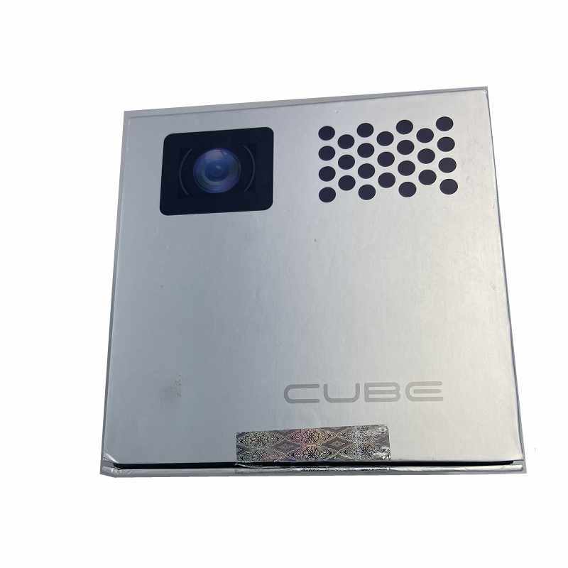 [拆封二手品 網購退回] 迷你投影機 RIF6 CUBE Mini Projector - 2 inch Portable Handheld Projector Screen with Built In Speakers and HDMI _TA1