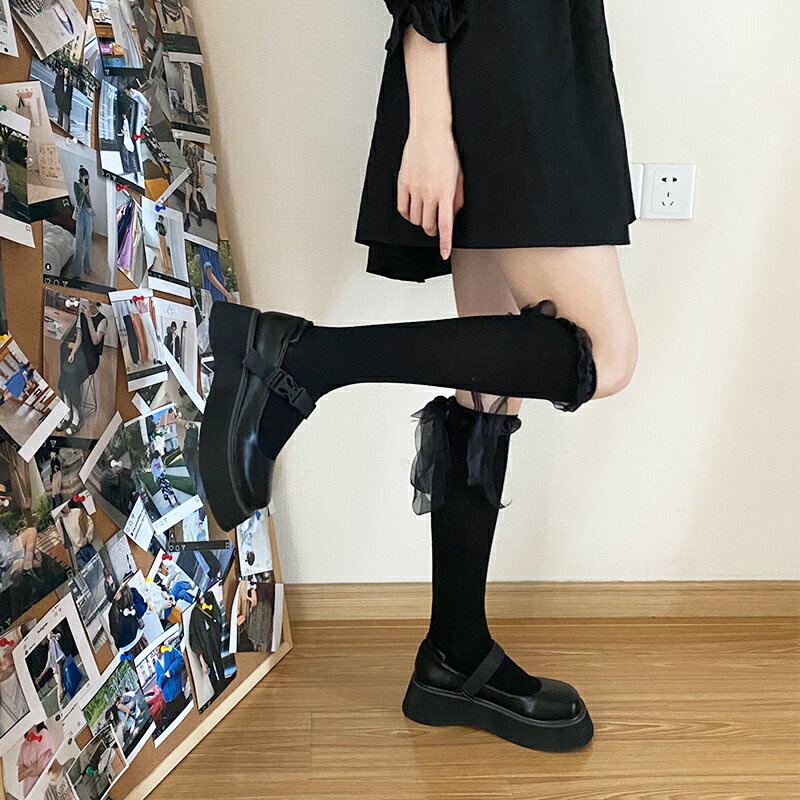 ocean one 鬆糕厚底瑪麗珍大頭鞋洛麗塔jk日系學院風暗黑系女鞋