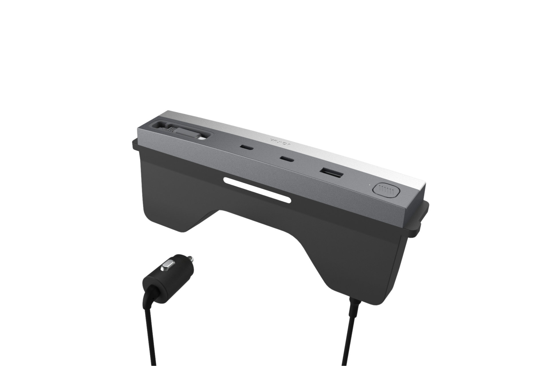 JOWUA 特斯拉 TESLA 2024 煥新版 Model 3 130W LED HUB 兩個 USB-C 一個USB-A 包含USB-C 充電線