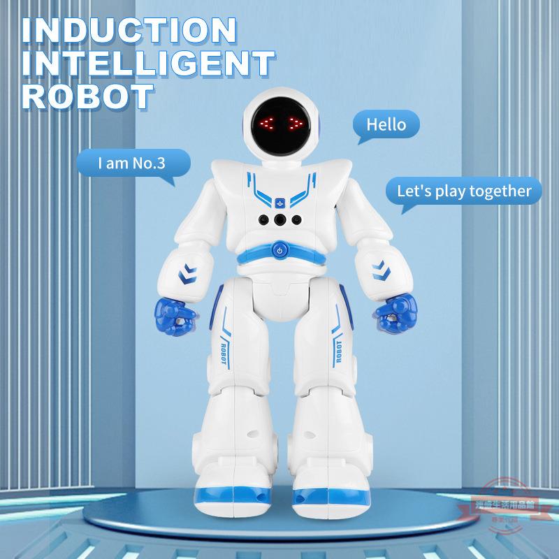 太空機器人 智能早教觸摸手勢感應遙控 兒童遙控電動玩具